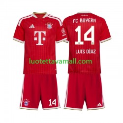 Lapset FC Bayern München Luis Diaz 14 2026-2027 Lyhythihainen Fanipaita ,Koti