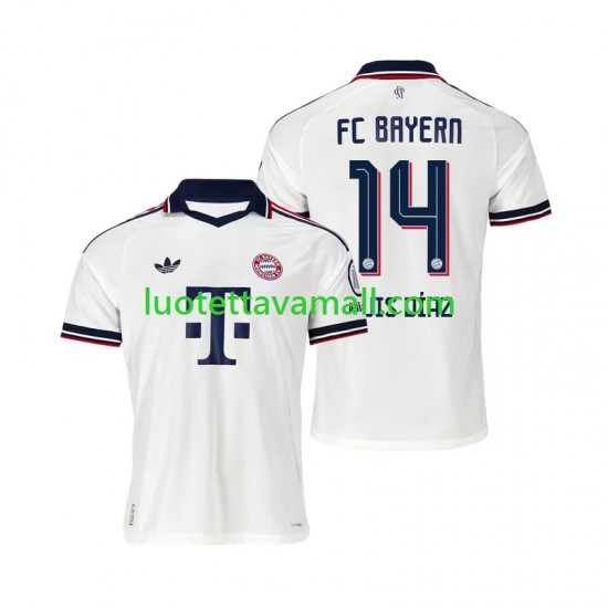 Miehet FC Bayern München Luis Diaz 14 2026-2027 Lyhythihainen Fanipaita ,Vieras