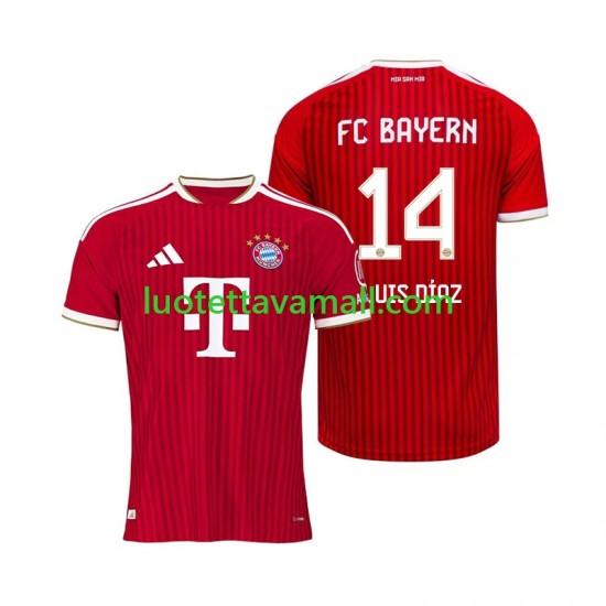 Miehet FC Bayern München Luis Diaz 14 2026-2027 Lyhythihainen Fanipaita ,Koti