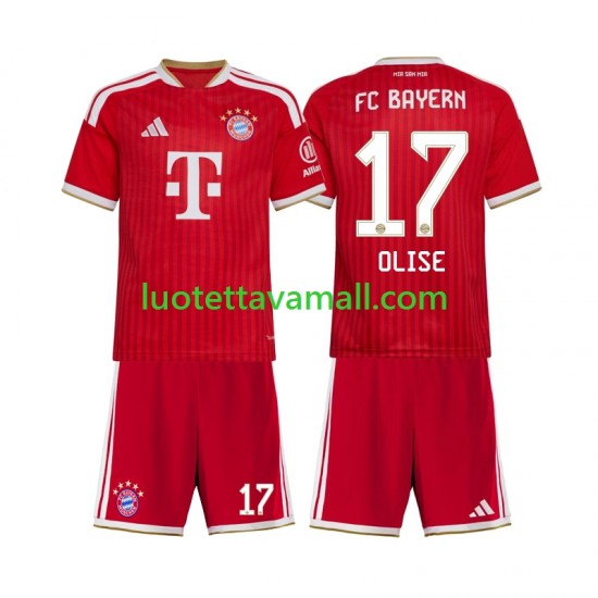 Lapset FC Bayern München Michael Olise 17 2026-2027 Lyhythihainen Fanipaita ,Koti