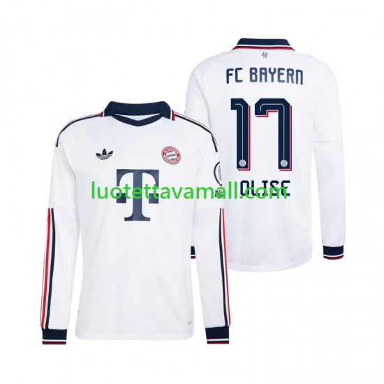 Miehet FC Bayern München Michael Olise 17 2026-2027 Pitkähihainen Fanipaita ,Vieras