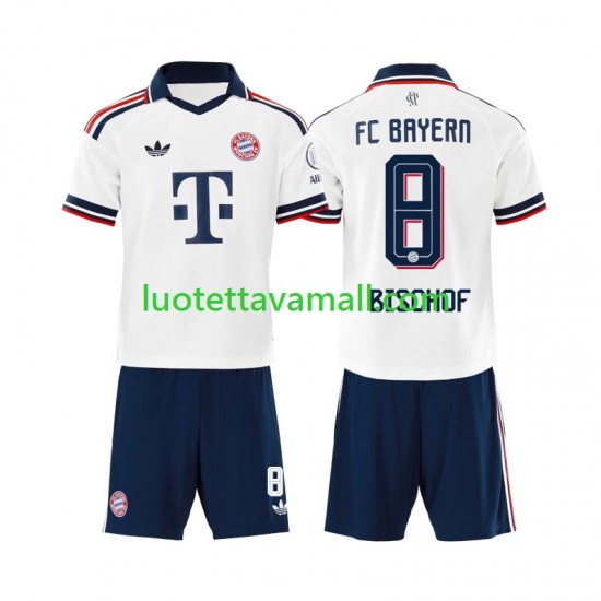Lapset FC Bayern München Tom Bischof 8 2026-2027 Lyhythihainen Fanipaita ,Vieras