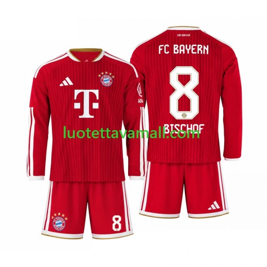 Lapset FC Bayern München Tom Bischof 8 2026-2027 Pitkähihainen Fanipaita ,Koti