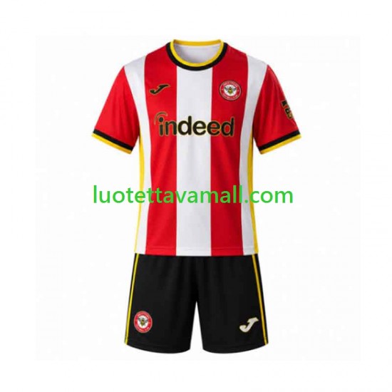 Lapset Brentford 2026-2027 Lyhythihainen Fanipaita ,Koti