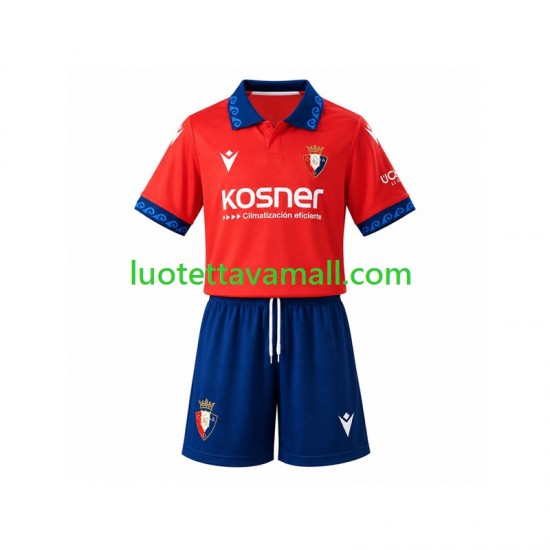 Lapset CA Osasuna 2026-2027 Lyhythihainen Fanipaita ,Koti