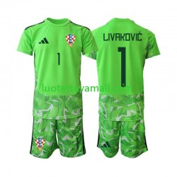 Lapset Kroatia Maalivahdin Dominik Livakovic 25 2026-2027 Lyhythihainen Fanipaita ,Koti