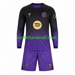 Lapset FC Barcelona 2026-2027 Pitkähihainen Fanipaita ,Vieras