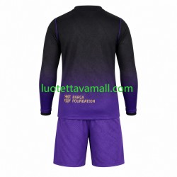 Lapset FC Barcelona 2026-2027 Pitkähihainen Fanipaita ,Vieras