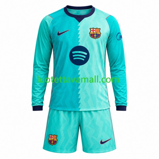 Lapset FC Barcelona 2026-2027 Pitkähihainen Fanipaita ,Kolmas