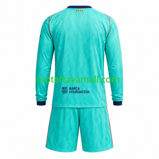 Lapset FC Barcelona 2026-2027 Pitkähihainen Fanipaita ,Kolmas