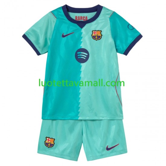 Lapset FC Barcelona 2026-2027 Lyhythihainen Fanipaita ,Kolmas