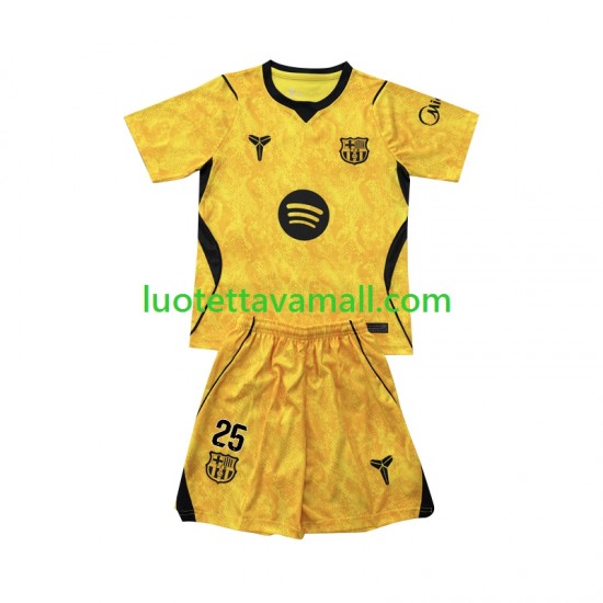 Lapset FC Barcelona Maalivahdin Dominik Livakovic 25 2026-2027 Lyhythihainen Fanipaita ,Neljäs