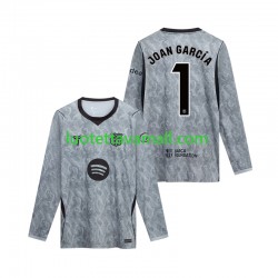 Miehet FC Barcelona Maalivahdin Joan Garcia 1 2026-2027 Pitkähihainen Fanipaita ,Vieras Miehet FC Barcelona Maalivahdin Joan Garcia 1 2026-2027 Pitkähihainen Fanipaita ,Vieras