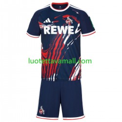 Lapset FC Köln 2026-2027 Lyhythihainen Fanipaita ,Vieras
