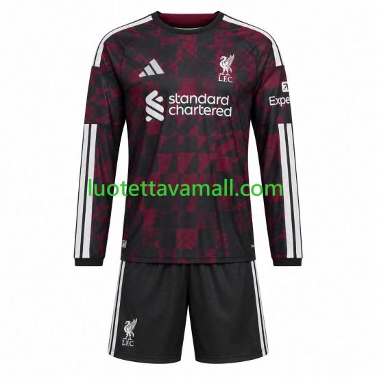 Lapset Liverpool 2026-2027 Pitkähihainen Fanipaita ,Kolmas