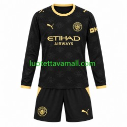 Lapset Manchester City 2026-2027 Pitkähihainen Fanipaita ,Vieras