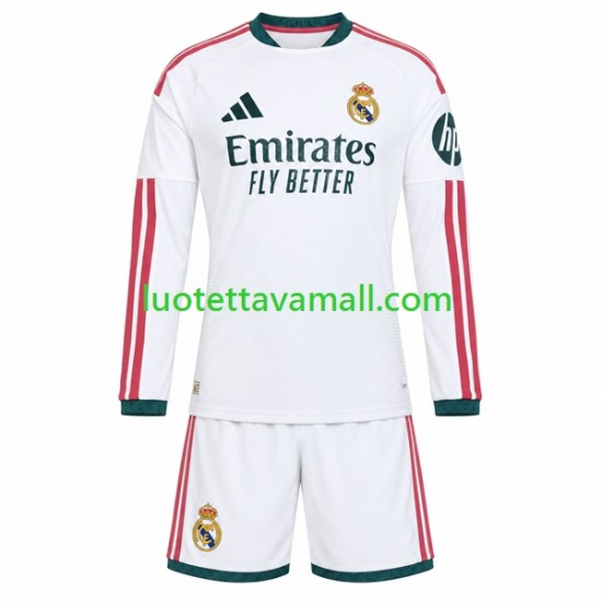 Lapset Real Madrid 2026-2027 Pitkähihainen Fanipaita ,Koti