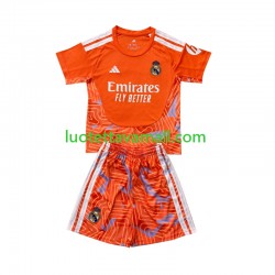 Lapset Real Madrid Maalivahdin 2026-2027 Lyhythihainen Fanipaita ,Koti