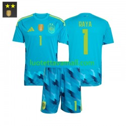 Lapset Espanja Maalivahdin David Raya 1 2026-2027 Lyhythihainen Fanipaita ,Koti
