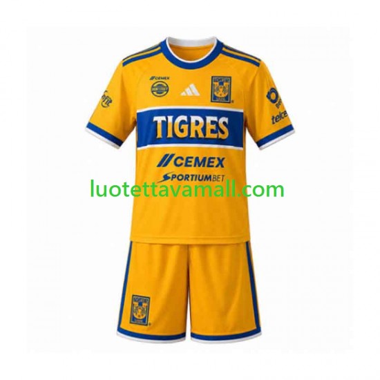 Lapset Tigres UANL 2026-2027 Lyhythihainen Fanipaita ,Koti