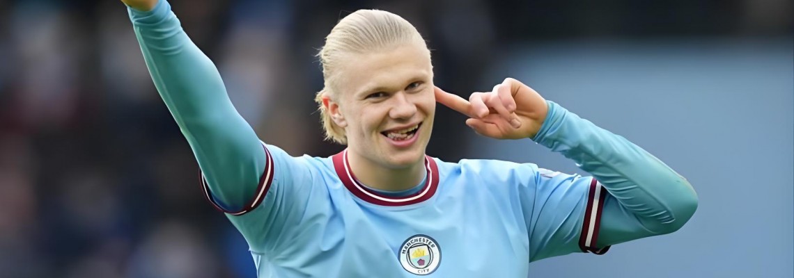 Erling Haaland teki tarkan maalin