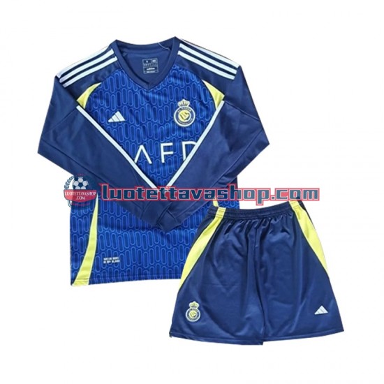 Al-Nassr Children Away Football Shirts 2024-2025 Long Sleeves
