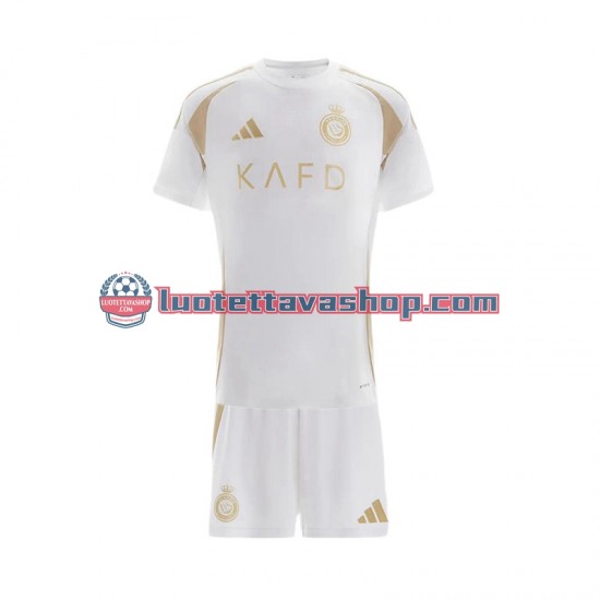 Al-Nassr Children Third Football Shirts 2024-2025 Short Sleeves