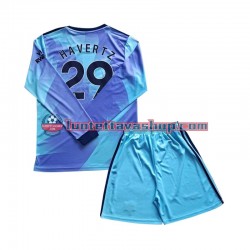 Arsenal Havertz 29 Children Third Football Shirts 2024-2025 Long Sleeves