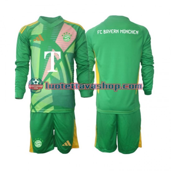 Bayern Munich Goalkeeper Children Fourth Football Shirts 2024-2025 Long Sleeves