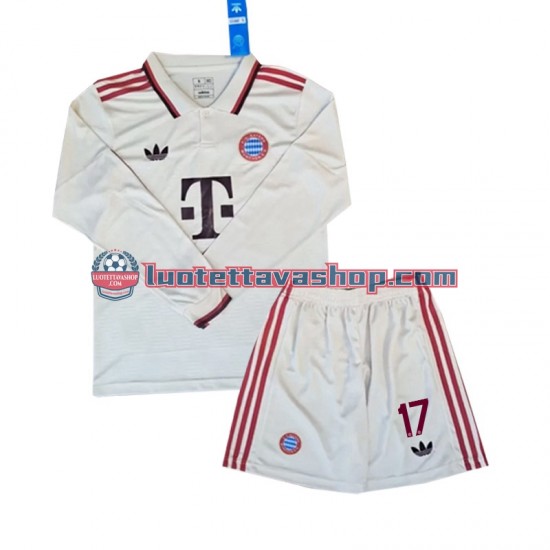 Bayern Munich Olise 17 Children Third Football Shirts 2024-2025 Long Sleeves