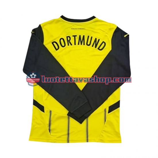 Borussia Dortmund Home Football Shirts 2024-2025 Gentleman Long Sleeves