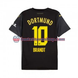 Borussia Dortmund Julian Brandt 10 Away Football Shirts 2024-2025 Gentleman Short Sleeves