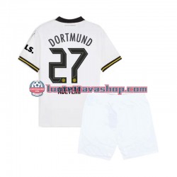 Borussia Dortmund Karim Adeyemi 27 Children Third Football Shirts 2024-2025 Short Sleeves