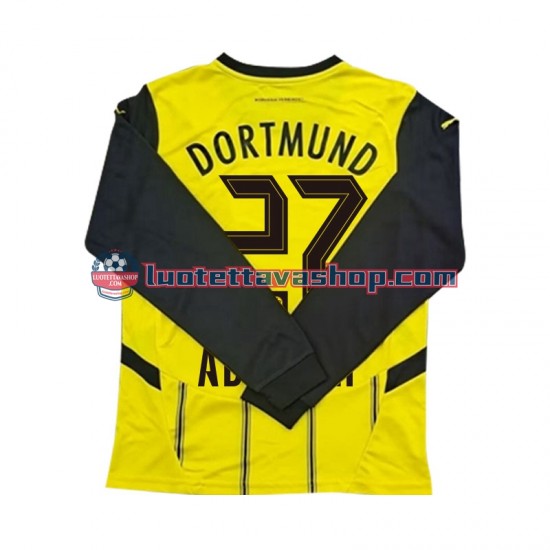 Borussia Dortmund Karim Adeyemi 27 Home Football Shirts 2024-2025 Gentleman Long Sleeves