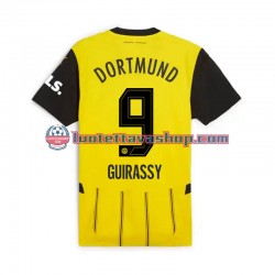 Borussia Dortmund Serhou Guirassy 9 Home Football Shirts 2024-2025 Gentleman Short Sleeves