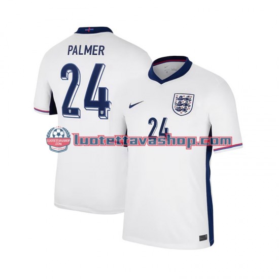 England Cole Palmer 24 Home Football Shirts 2024 Gentleman Short Sleeves