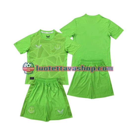 Everton Goalkeeper Children Home Football Shirts 2024-2025 Short Sleeves