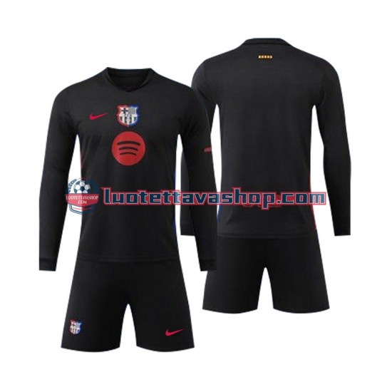 FC Barcelona Children Away Football Shirts 2024-2025 Long Sleeves