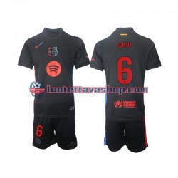 FC Barcelona Gavi 6 Children Away Football Shirts 2024-2025 Short Sleeves