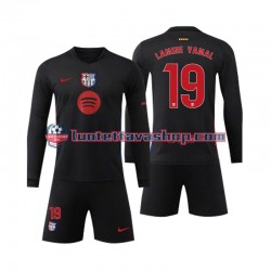 FC Barcelona Lamine Yamal 19 Children Away Football Shirts 2024-2025 Long Sleeves