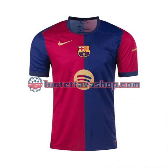 FC Barcelona RAPHINHA 11 Home Football Shirts 2024-2025 Gentleman Short Sleeves