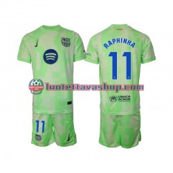 FC Barcelona Raphinha 11 Children Third Football Shirts 2024-2025 Short Sleeves