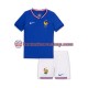 France Bradley Barcola 20 Children Home Football Shirts 2024 Short Sleeves