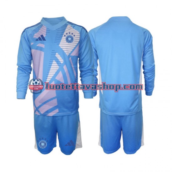 Germany Goalkeeper Children Fourth Football Shirts 2024-2025 Long Sleeves