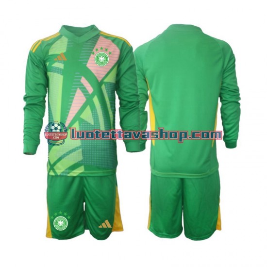 Germany Goalkeeper Children Third Football Shirts 2024-2025 Long Sleeves