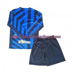 Inter Milan Children Home Football Shirts 2024-2025 Long Sleeves