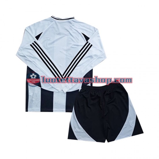 Juventus Children Home Football Shirts 2024-2025 Long Sleeves