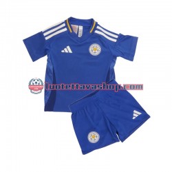 Leicester City Children Home Football Shirts 2024-2025 Short Sleeves