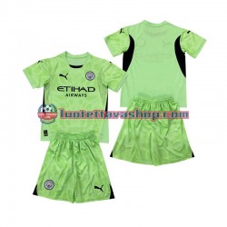 Manchester City Goalkeeper Children 2 Fourth Football Shirts 2024-2025 Short Sleeves