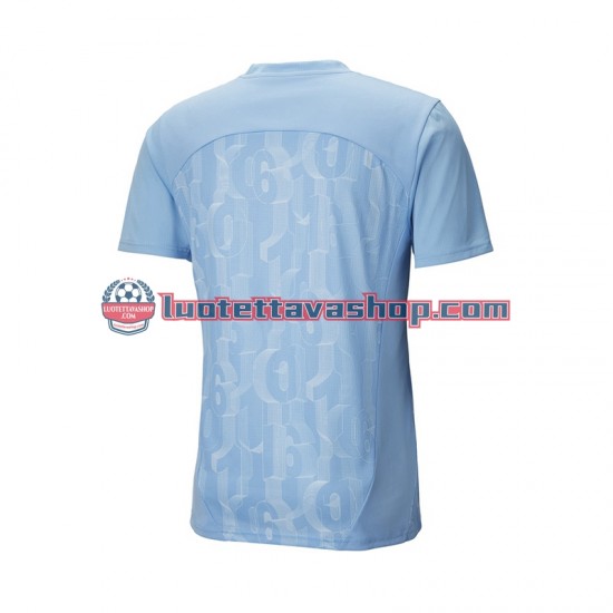 Manchester City Pre-Match Home Football Shirts 2024-2025 Gentleman Short Sleeves